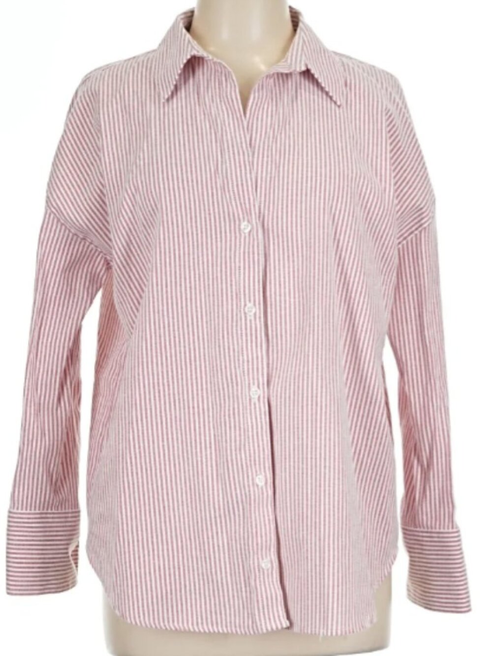 ZARA striped cotton shirt, size L